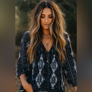 Free People || Down by the Bay Tunic Top